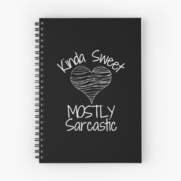 Item preview, Kinda Sweet Mostly Sarcastic White Heart Design designed and sold by SweetAndSpice.