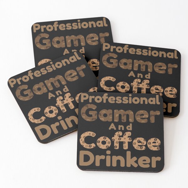 Item preview, Professional Gamer And Coffee Drinker  designed and sold by Styler Design.