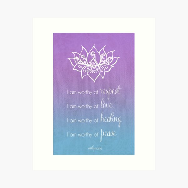 Item preview, I am Worthy designed and sold by CarlyMarie.