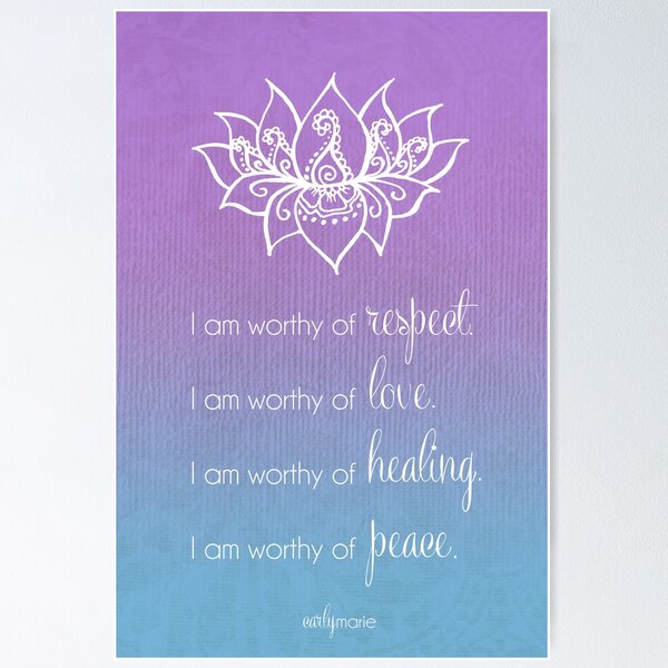 Item preview, I am Worthy designed and sold by CarlyMarie.
