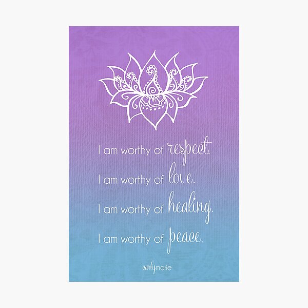 Item preview, I am Worthy designed and sold by CarlyMarie.