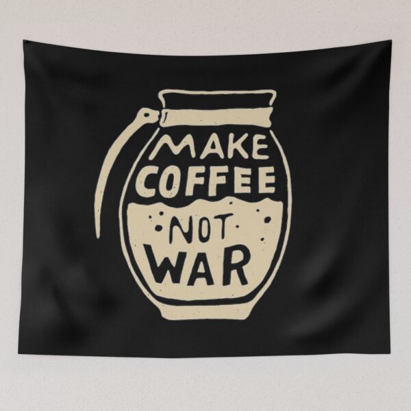 Item preview, Make coffee not war coffee lover designed and sold by Sovik Goswami.