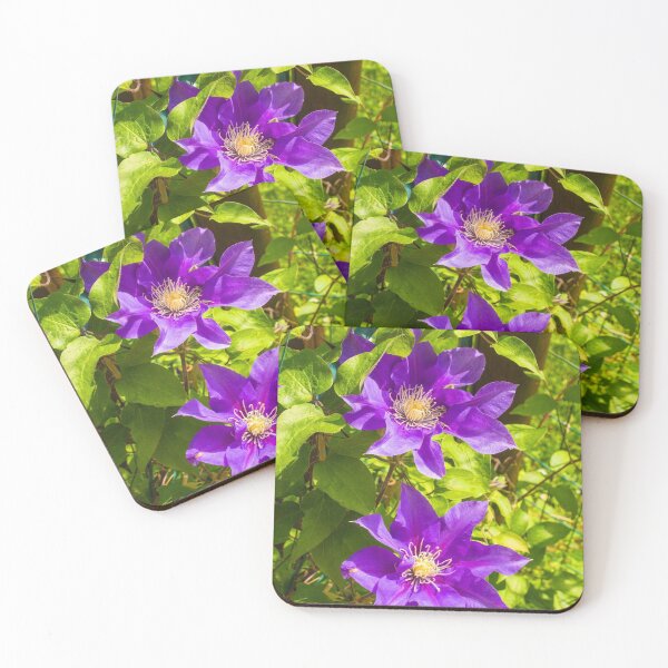 Item preview, Purple Clematis Flowers designed and sold by jojobob.