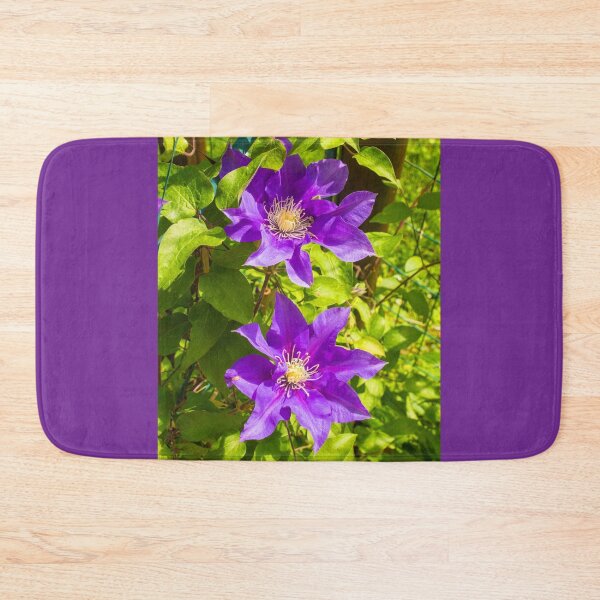 Item preview, Purple Clematis Flowers designed and sold by jojobob.