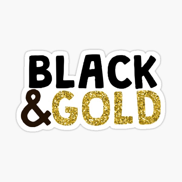 Item preview, Black and Gold designed and sold by alexavec.