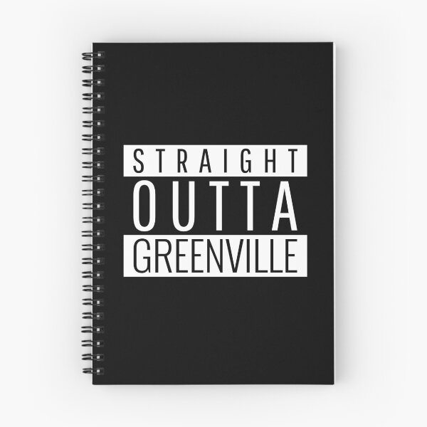 Item preview, Straight Outta Greenville North Carolina designed and sold by Teelogic.