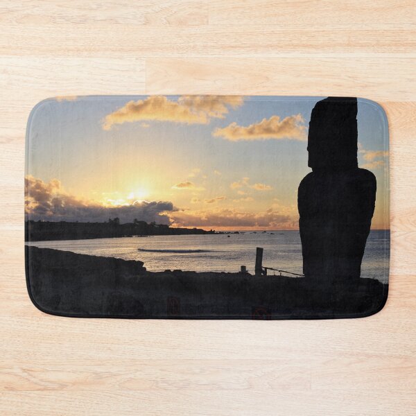 Item preview, Moai in the Sunset - Rapa Nui - Easter Island designed and sold by holgermader.