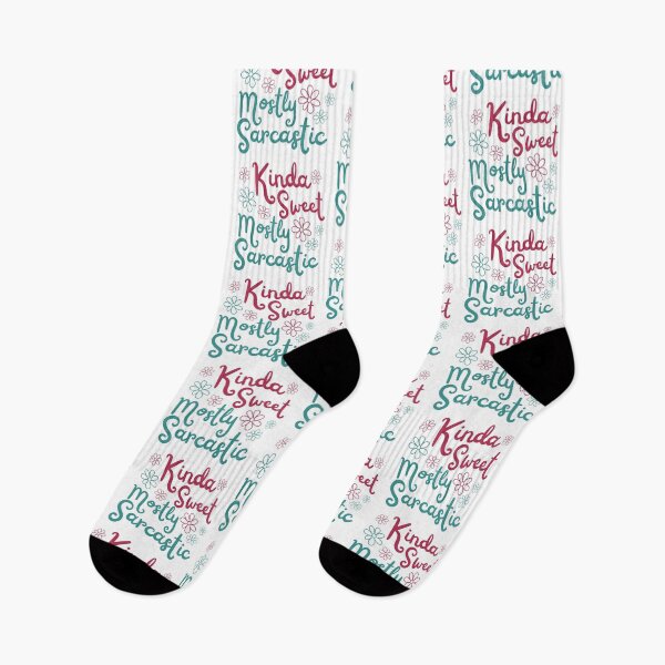 Item preview, Kinda Sweet Mostly Sarcastic Colorful Flowers Design designed and sold by SweetAndSpice.