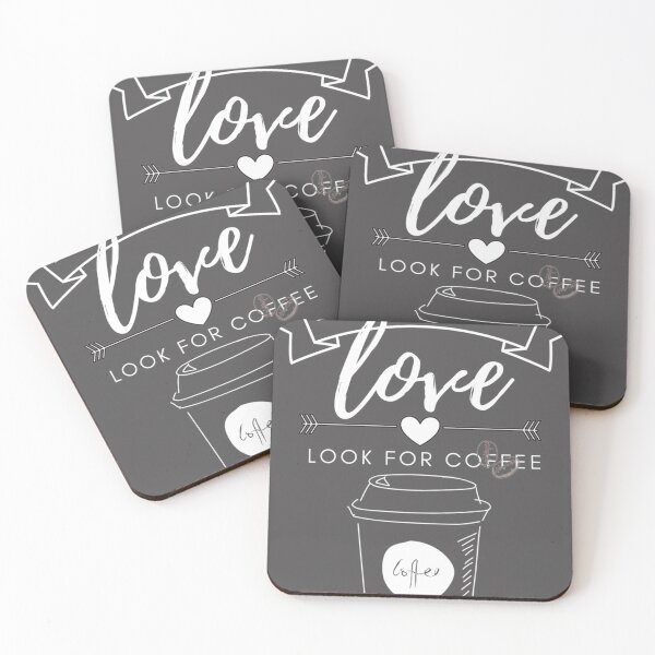 Item preview, Dont Look For Love Look For Coffee Essential T-Shirt designed and sold by alibaba-coffe.