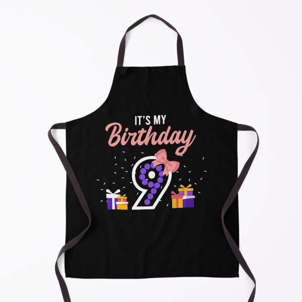 Item preview, It's my 9th Birthday Girl Ribbon Cake Candle Blow Birthday Celebrate 9 Birthday Wish Blast Natal Born Celebra designed and sold by shirti.