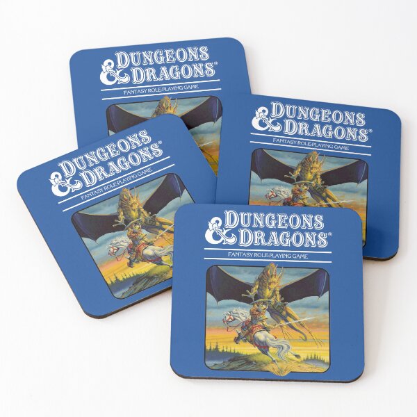 Dungeons & Dragons Expert Set artwork Coasters (Set of 4)