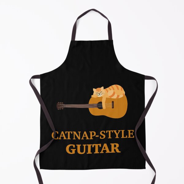 Item preview, Catnap on Acoustic Guitar | Orange Tabby Cat | Custom Gift designed and sold by Fluffy-Vectors.