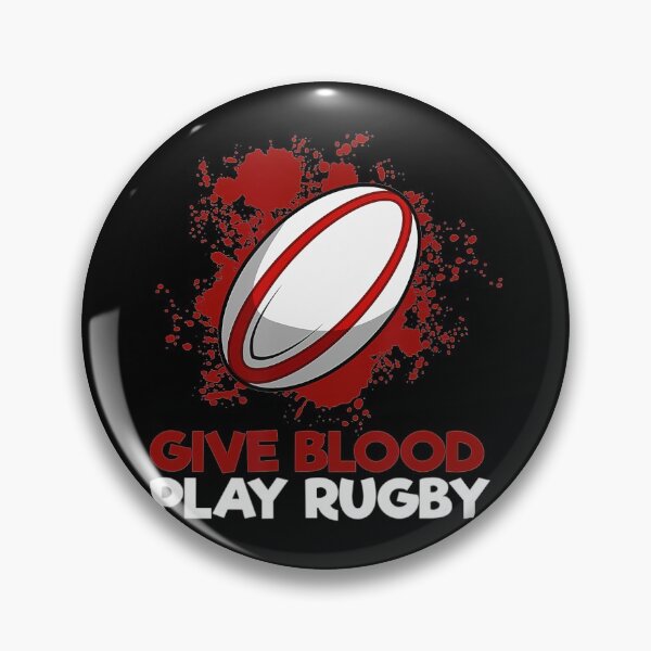 Artikelvorschau, Give Blood Play Rugby Lustiger Rugby-Spieler Humor entworfen und verkauft von bale2014.