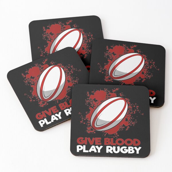 Item preview, Give Blood Play Rugby Funny Rugby Player Humor  designed and sold by bale2014.