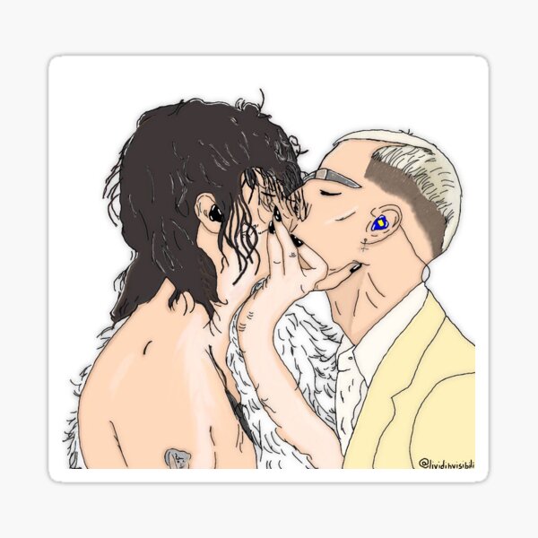 Achille Lauro e Boss Doms Sticker