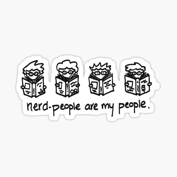 Nerd People Sticker