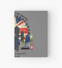 Eliminate the Impossible (Black Text) Hardcover Journal