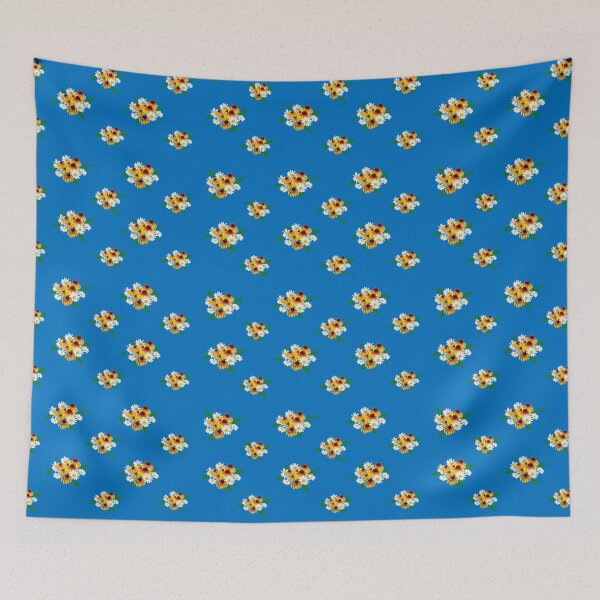 Item preview, DIGITAL TRENDS DAISY ECHINACEA FLOWER BOUQUET PATTERN-BLUE designed and sold by THE AMERICAN TEEVANGELIST.