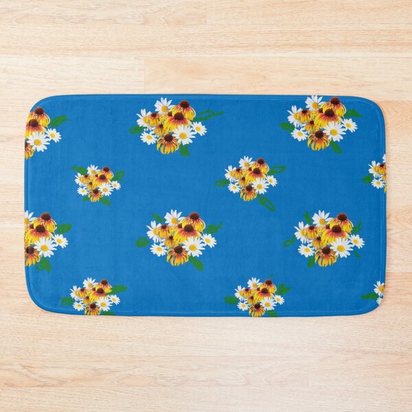 Item preview, DIGITAL TRENDS DAISY ECHINACEA FLOWER BOUQUET PATTERN-BLUE designed and sold by THE AMERICAN TEEVANGELIST.