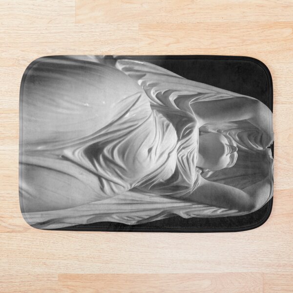 Undine Rising from the Waters. Chauncey Bradley Ives Bath Mat