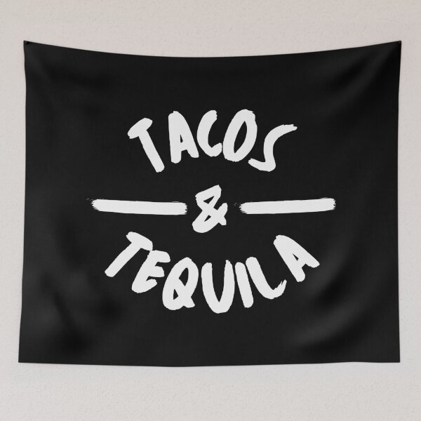 Item preview, Tacos & Tequila white designed and sold by OMdesigns93.