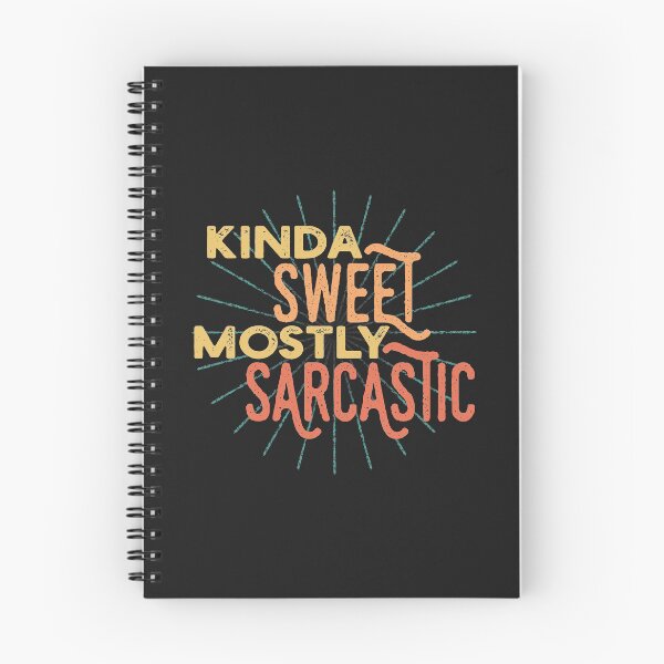 Item preview, Kinda Sweet Mostly Sarcastic Vintage Retro style designed and sold by ShyOwlet.