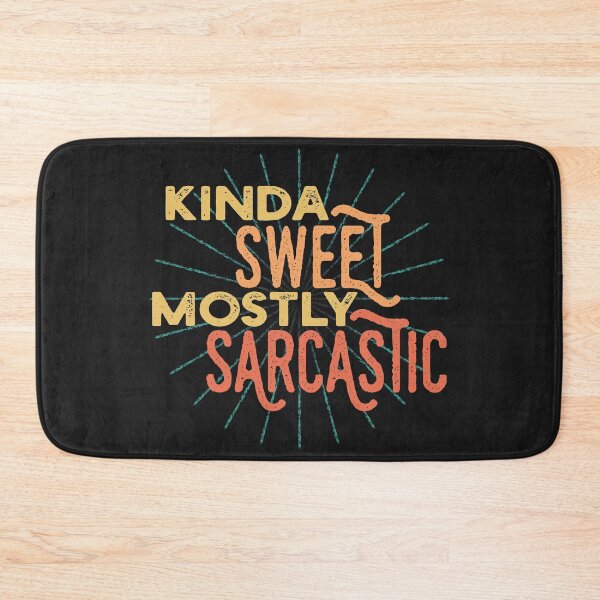 Item preview, Kinda Sweet Mostly Sarcastic Vintage Retro style designed and sold by ShyOwlet.