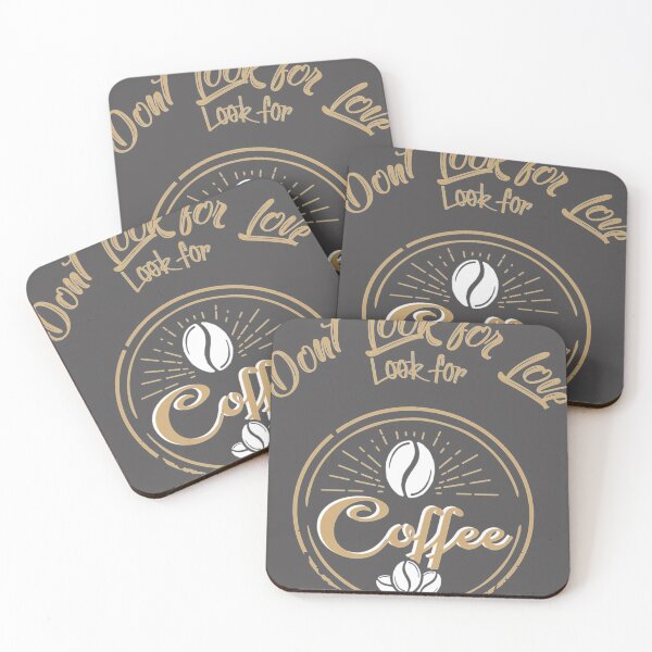 Item preview, Dont look for love look for coffee  Baseball ¾ Sleeve T-Shirt designed and sold by alibaba-coffe.