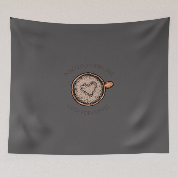 Item preview, Dont Look For Love Look For Coffee Classic T-Shirt designed and sold by alibaba-coffe.