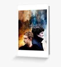 Holmes & Watson Greeting Card