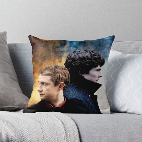 Holmes & Watson Throw Pillow