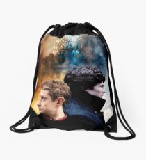 Holmes & Watson Drawstring Bag