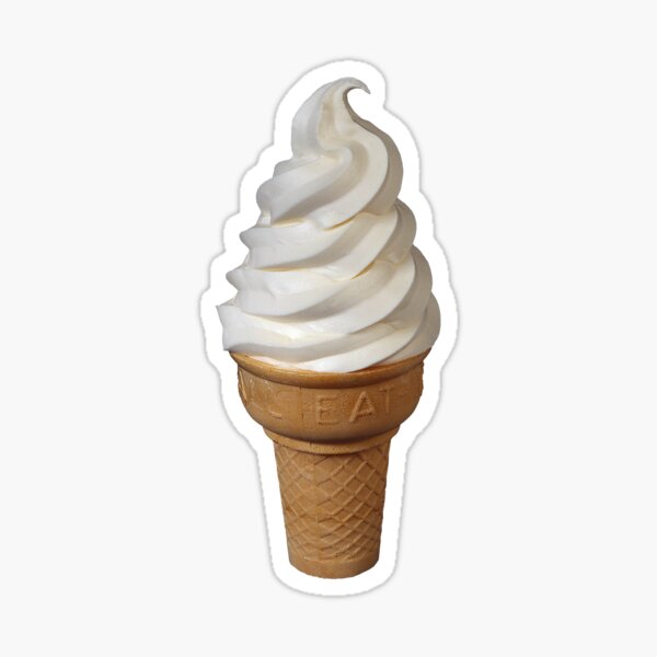 Tiny Simple Ice cream Drawing Colorful Sticker for Sale by mini