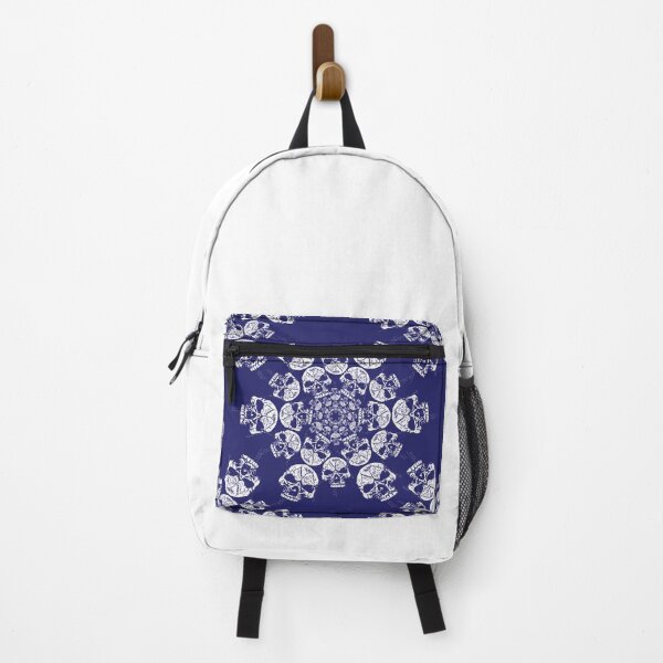 Item preview, Skullflake Deep Blue designed and sold by Zaxsk8.