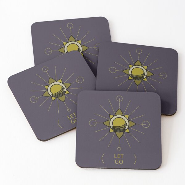 Item preview, Let Go mandala zen quote spiritual gifts designed and sold by KiriBrero.