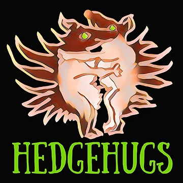 Artwork thumbnail, Hedgehugs Cute Color by DesignsofNote