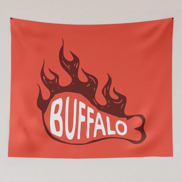 Item preview, Buffalo wings new york design designed and sold by cangurojoe.