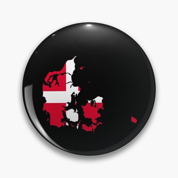 Item preview, Denmark map and flag designed and sold by Laffinch.