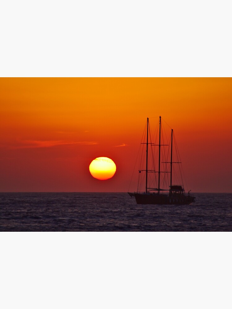 Masts in an Oia Sunset by JerryH