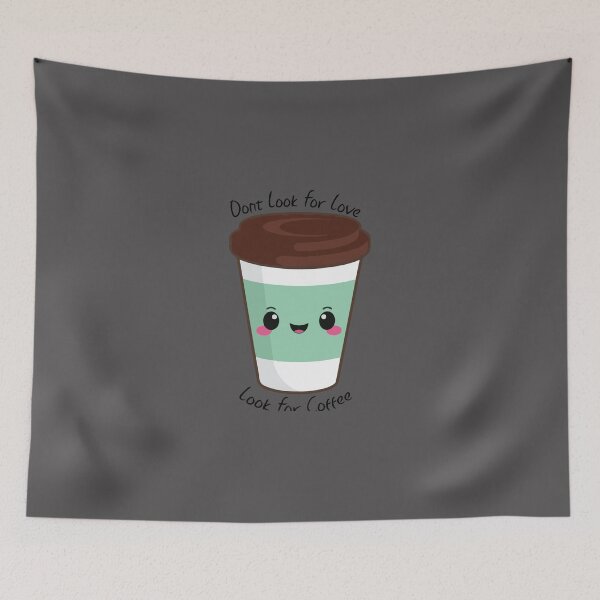 Item preview, Dont Look For Love Look For Coffee Classic T-Shirt designed and sold by alibaba-coffe.