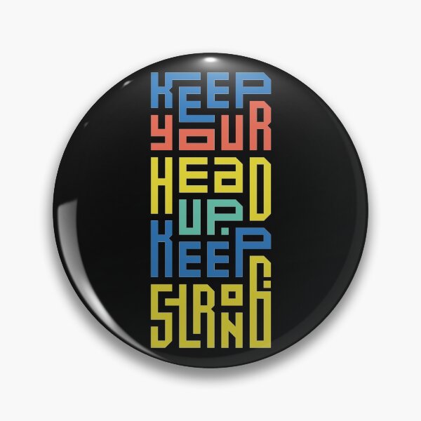 Item preview, Keep your head up keep strong Typography designed and sold by NexeDesigns.