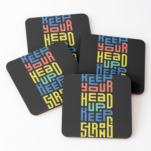 Item preview, Keep your head up keep strong Typography designed and sold by NexeDesigns.