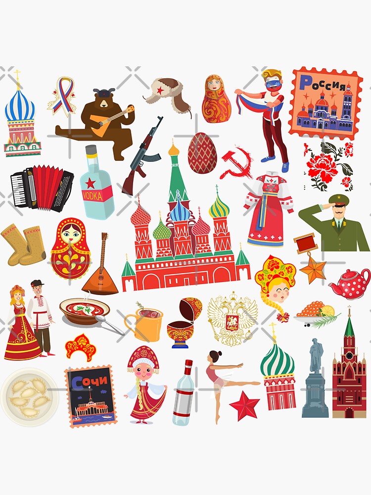 The Russia alone | Sticker