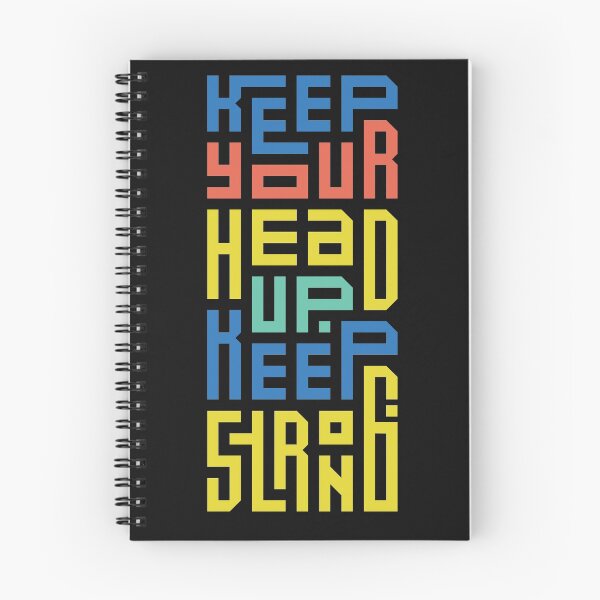 Item preview, Keep your head up keep strong Typography designed and sold by NexeDesigns.