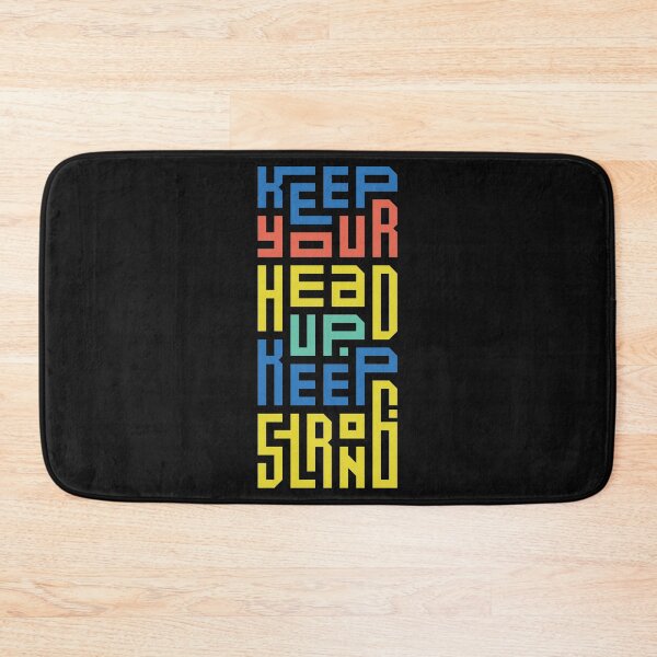 Item preview, Keep your head up keep strong Typography designed and sold by NexeDesigns.