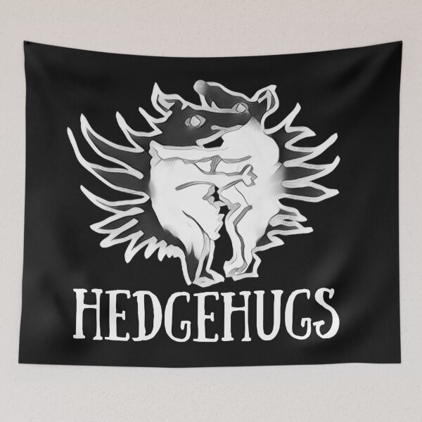 Item preview, Hedgehugs Cute Monochrome designed and sold by DesignsofNote.