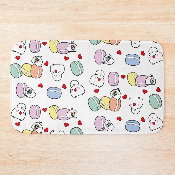 Item preview, rainbow macaroons with bunny sticker designed and sold by FSSU.