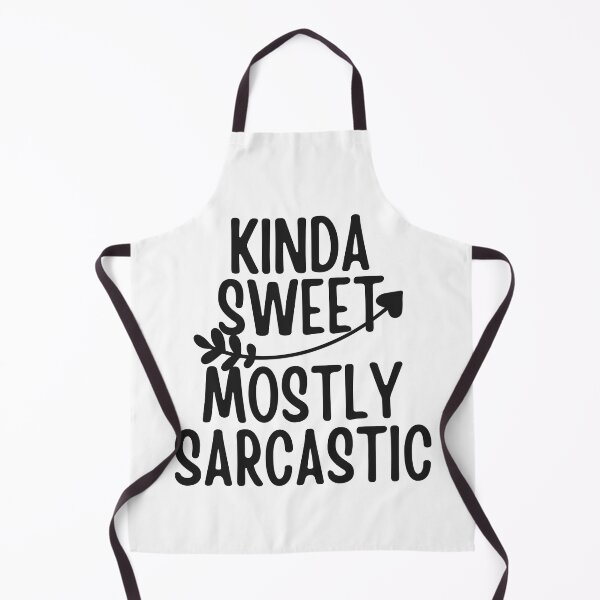 Item preview, Kinda Sweet Mostly Sarcastic Simple Black Design designed and sold by SweetAndSpice.