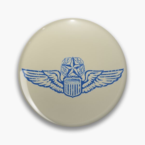 Item preview, US Command Pilot Vintage Blue designed and sold by Royal-Elite.
