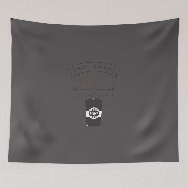 Item preview, Dont Look For Love Look For Coffee Classic T-Shirt designed and sold by alibaba-coffe.